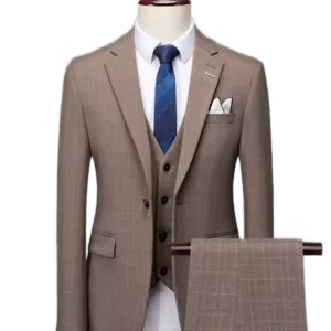 Costume 3 Pièces Homme – Élégance Britannique